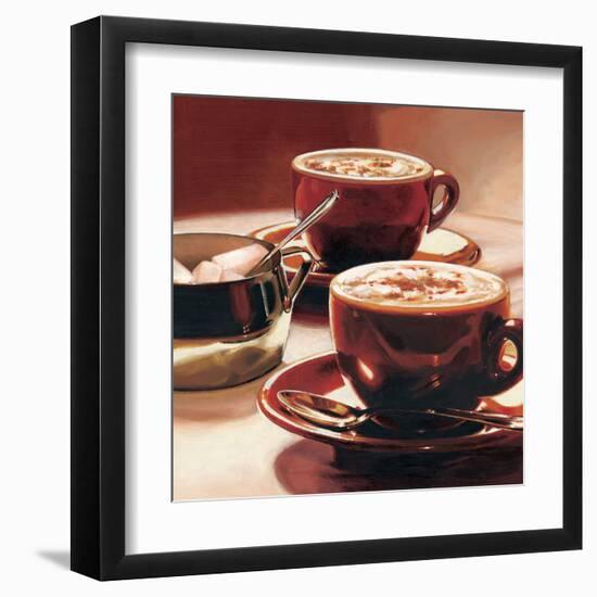 Tazze con Cappuccino-Federico Landi-Framed Art Print