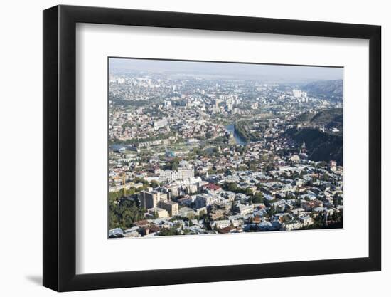 Tbilisi, Georgia, capital, city, town, panorama, view from above-Sergey Orlov-Framed Photographic Print