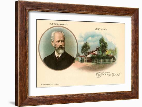 Tchaikovsky and Birthplace-null-Framed Premium Giclee Print