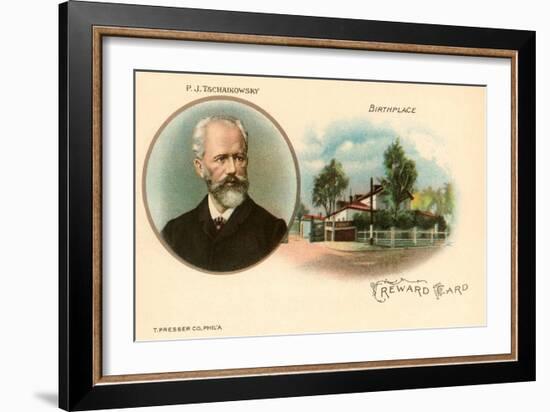 Tchaikovsky and Birthplace-null-Framed Premium Giclee Print