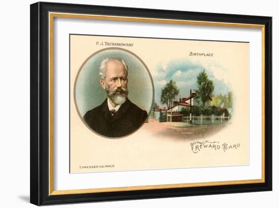 Tchaikovsky and Birthplace-null-Framed Premium Giclee Print