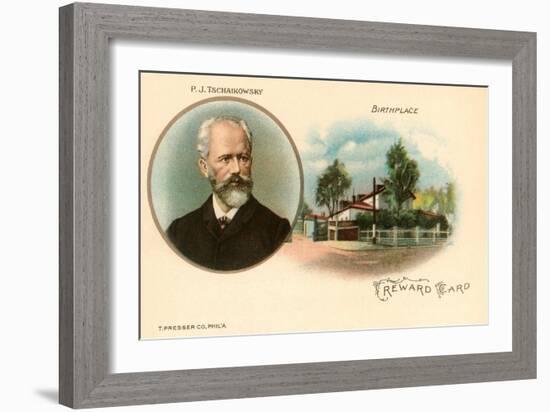 Tchaikovsky and Birthplace-null-Framed Art Print