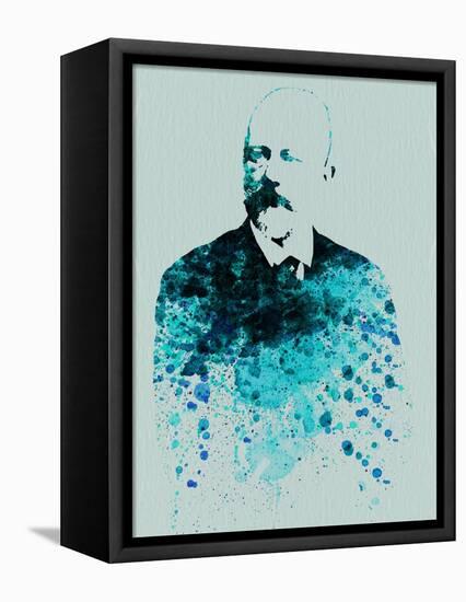 Tchaikovsky Watercolor-Anna Malkin-Framed Stretched Canvas