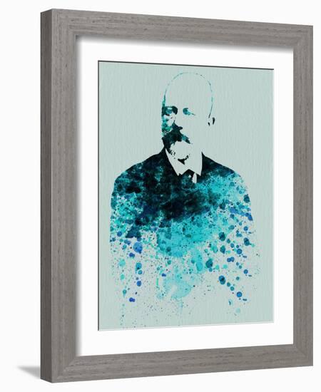 Tchaikovsky Watercolor-Anna Malkin-Framed Art Print