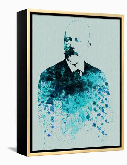 Tchaikovsky Watercolor-Anna Malkin-Framed Stretched Canvas