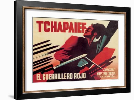 Tchapaief: The Red Guerrilla-Josep Renau Montoro-Framed Art Print