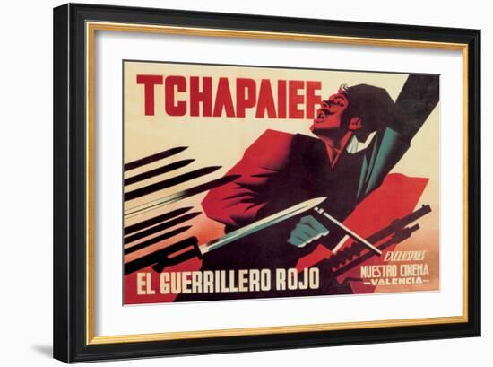 Tchapaief: The Red Guerrilla-Josep Renau Montoro-Framed Art Print