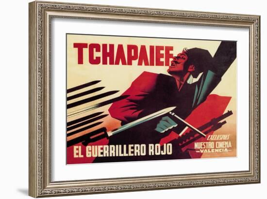Tchapaief: The Red Guerrilla-Josep Renau Montoro-Framed Art Print