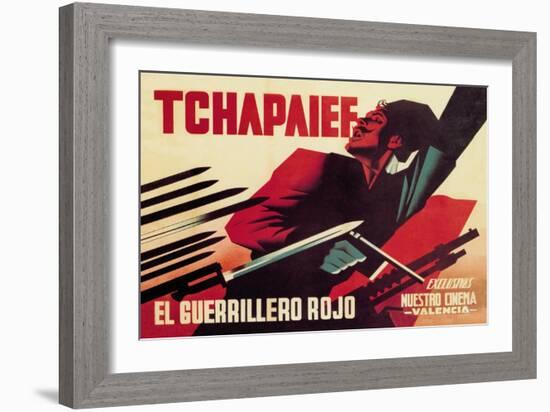 Tchapaief: The Red Guerrilla-Josep Renau Montoro-Framed Art Print