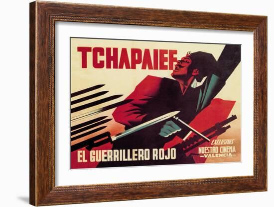 Tchapaief: The Red Guerrilla-Josep Renau Montoro-Framed Art Print