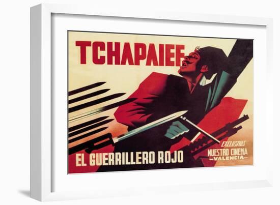 Tchapaief: The Red Guerrilla-Josep Renau Montoro-Framed Art Print