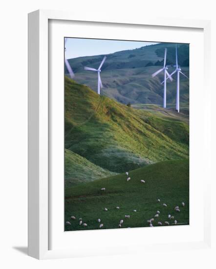 Te Apiti Wind Farm, Palmerston North, Manawatu, North Island, New Zealand, Pacific-Don Smith-Framed Photographic Print