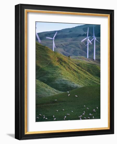 Te Apiti Wind Farm, Palmerston North, Manawatu, North Island, New Zealand, Pacific-Don Smith-Framed Photographic Print