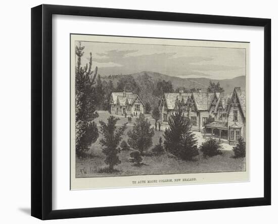 Te Aute Maori College, New Zealand-Frank Watkins-Framed Giclee Print