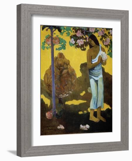 Te Avae No Maria (The Month of Mar), 1899-Paul Gauguin-Framed Giclee Print