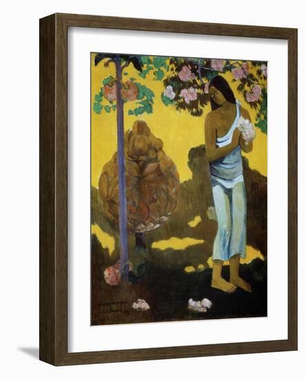 Te Avae No Maria (The Month of Mar), 1899-Paul Gauguin-Framed Giclee Print