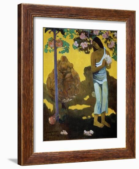 Te Avae No Maria (The Month of Mar), 1899-Paul Gauguin-Framed Giclee Print