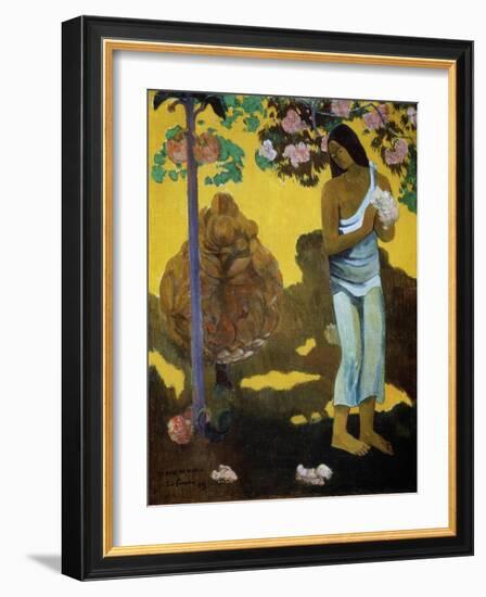 Te Avae No Maria (The Month of Mar), 1899-Paul Gauguin-Framed Giclee Print