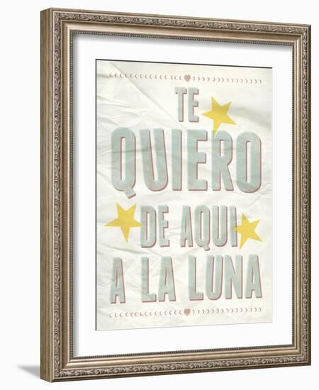 Te Quiero-Clara Wells-Framed Giclee Print