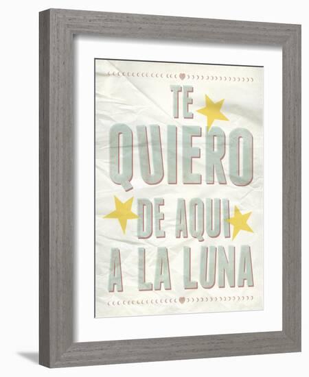 Te Quiero-Clara Wells-Framed Giclee Print