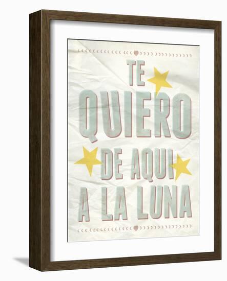 Te Quiero-Clara Wells-Framed Giclee Print