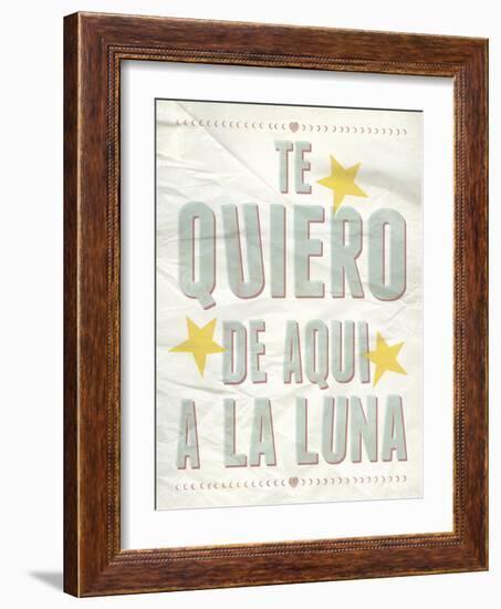 Te Quiero-Clara Wells-Framed Giclee Print