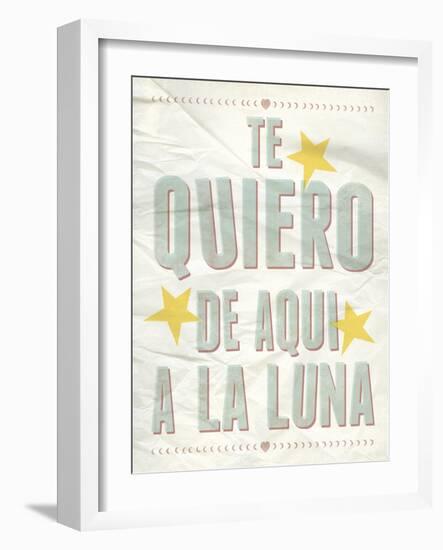 Te Quiero-Clara Wells-Framed Giclee Print