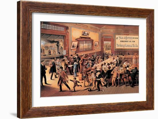 Tea and Coffee Establishment-null-Framed Art Print