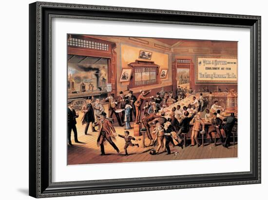 Tea and Coffee Establishment-null-Framed Art Print