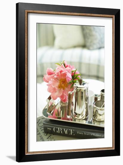 Tea and Flowers-Karyn Millet-Framed Photographic Print