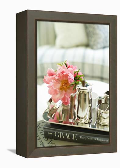 Tea and Flowers-Karyn Millet-Framed Premier Image Canvas