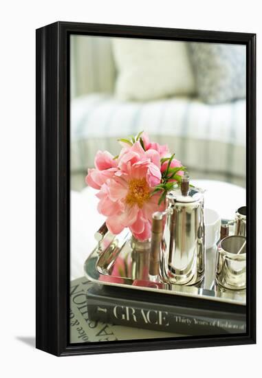 Tea and Flowers-Karyn Millet-Framed Premier Image Canvas