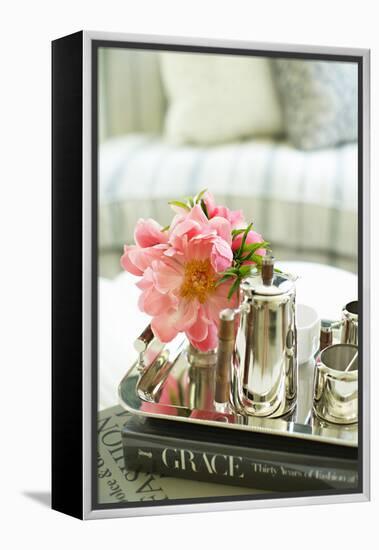 Tea and Flowers-Karyn Millet-Framed Premier Image Canvas