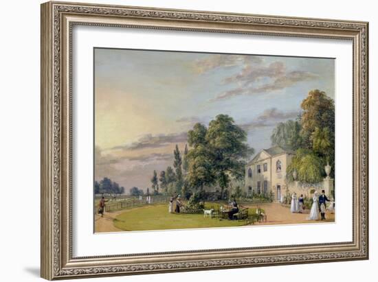 Tea at Englefield Green-Paul Sandby-Framed Giclee Print