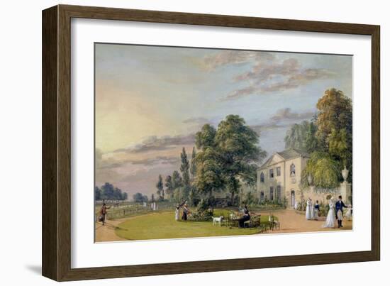 Tea at Englefield Green-Paul Sandby-Framed Giclee Print