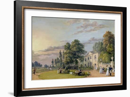 Tea at Englefield Green-Paul Sandby-Framed Giclee Print