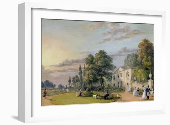 Tea at Englefield Green-Paul Sandby-Framed Giclee Print