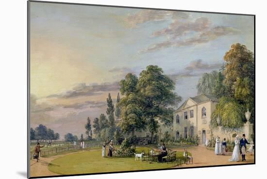 Tea at Englefield Green-Paul Sandby-Mounted Giclee Print