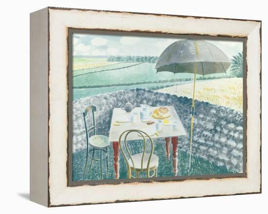 Tea at Furlongs-Eric Ravilious-Framed Premier Image Canvas