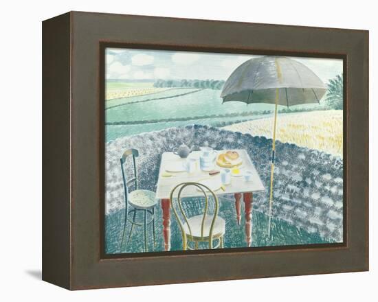 Tea at Furlongs-Eric Ravilious-Framed Premier Image Canvas