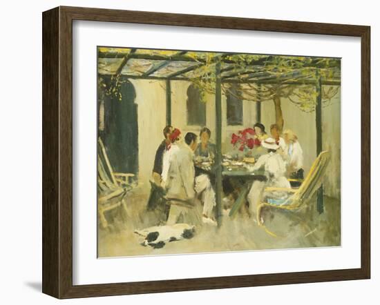 Tea at Palm Springs, 1938-Sir John Lavery-Framed Giclee Print