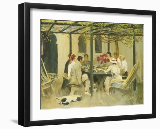 Tea at Palm Springs, 1938-Sir John Lavery-Framed Giclee Print