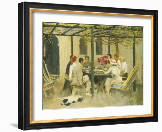 Tea at Palm Springs, 1938-Sir John Lavery-Framed Giclee Print