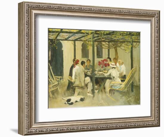 Tea at Palm Springs, 1938-Sir John Lavery-Framed Giclee Print