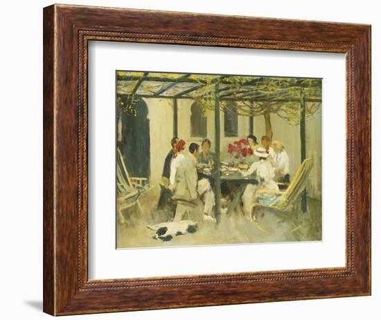 Tea at Palm Springs, 1938-Sir John Lavery-Framed Giclee Print