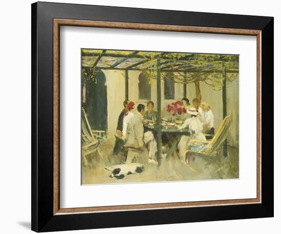 Tea at Palm Springs, 1938-Sir John Lavery-Framed Giclee Print