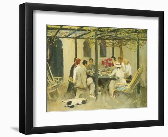 Tea at Palm Springs, 1938-Sir John Lavery-Framed Giclee Print