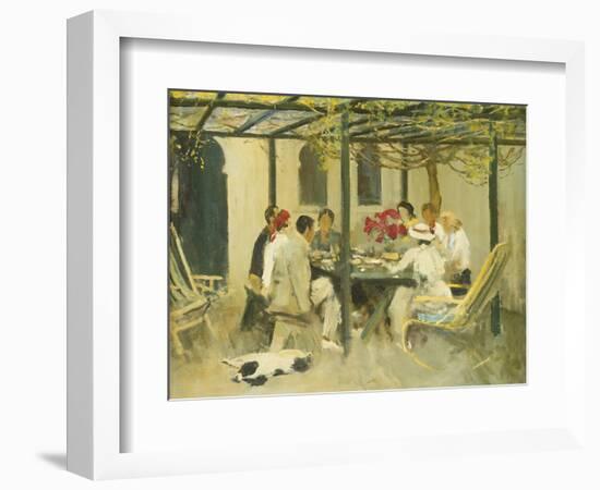 Tea at Palm Springs, 1938-Sir John Lavery-Framed Giclee Print