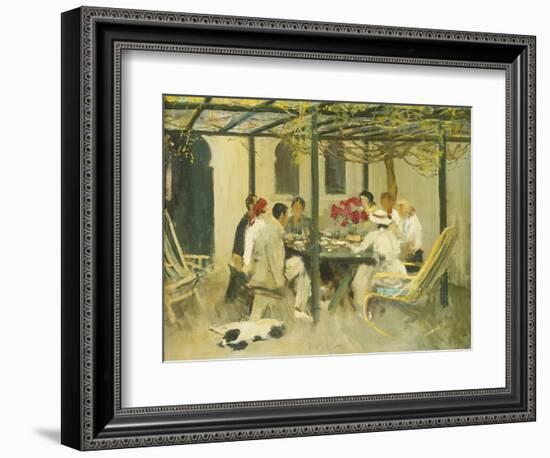 Tea at Palm Springs, 1938-Sir John Lavery-Framed Giclee Print