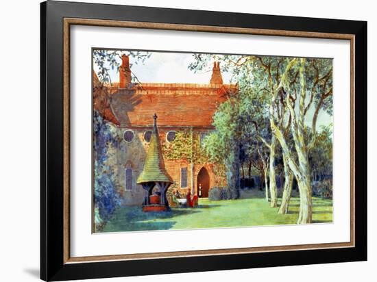 Tea at Red House, 1907-Walter Crane-Framed Giclee Print